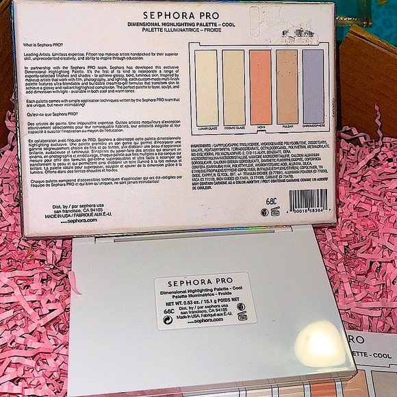 🆕🤍SEPHORA: “COOL” PRO Dimensional Highlighting Palette - Picture 6 of 6